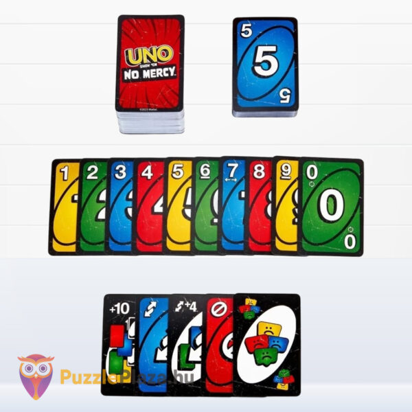Uno: No Mercy, nincs kegyelem kártyajáték tartalma
