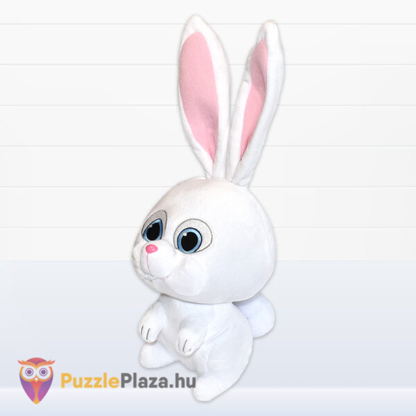 A kis kedvencek titkos élete: Hógolyó, a plüss nyuszi, 39 cm (Ty Beanie Buddies) balról