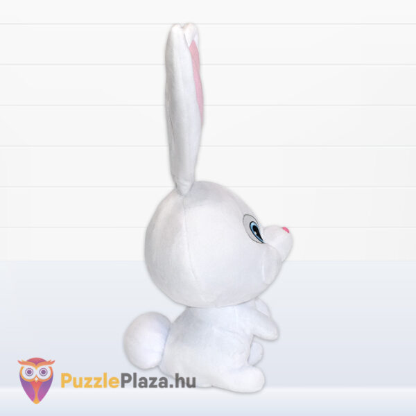 A kis kedvencek titkos élete: Hógolyó, a plüss nyuszi, 39 cm (Ty Beanie Buddies) oldalról