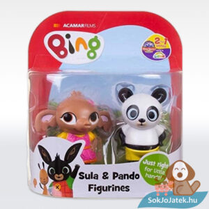 Bing Nyuszi és barátai 2 darabos műanyag figura (Sula és Pando)