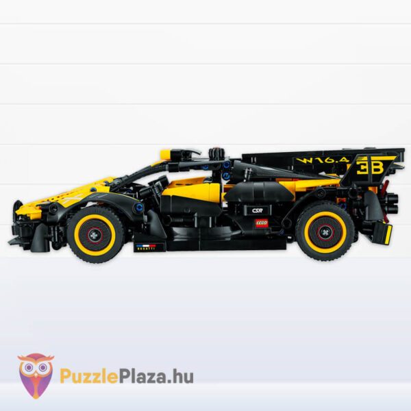 Bugatti Bolide versenyautó oldalról (Lego Technic 42151)