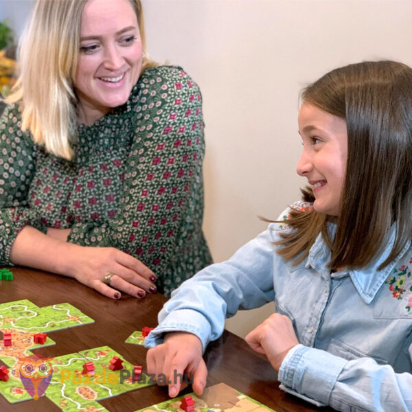 Carcassonne, stratégiai társasjáték alapjáték, A folyó és Az apát mini kiegészítőkkel, családoknak