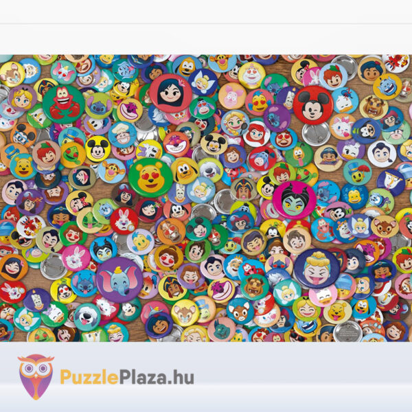 Disney, a lehetetlen puzzle képe, 1000 db (Clementoni Impossible 39830)