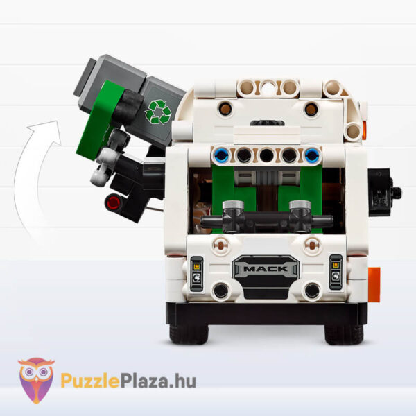 Mack LR elektromos kukásautó hátulról (Lego Technic 42167)