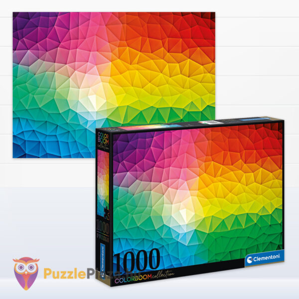 Mozaik puzzle képe és doboza, 1000 db (Clementoni ColorBoom Collection 39597)