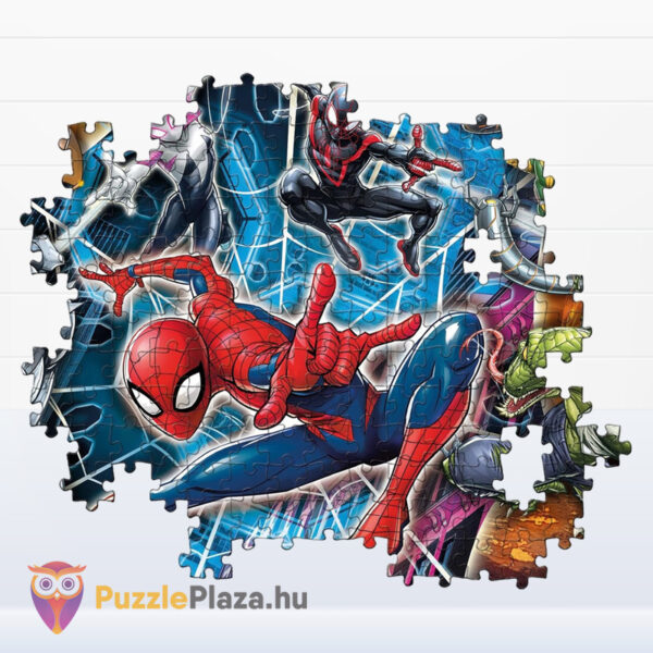 Pókember puzzle: Pókember és ellenfelei részlete, 104 db (Clementoni SuperColor Maxi 23716)