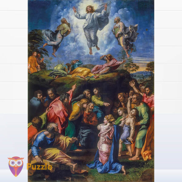 Raffaello: Az átváltozás, 1500 db-os festmény puzzle képe (Clementoni Múzeum Kollekció)