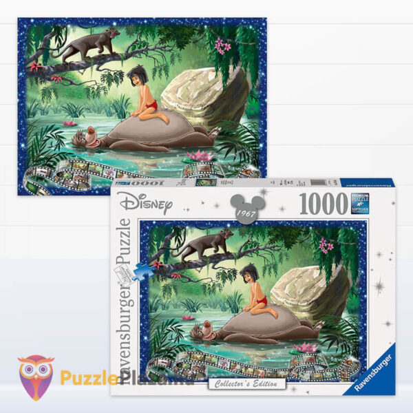 A dzungel könyve puzzle képe és doboza, 1000 db (Ravensburger Disney Collectors Edition 19744)