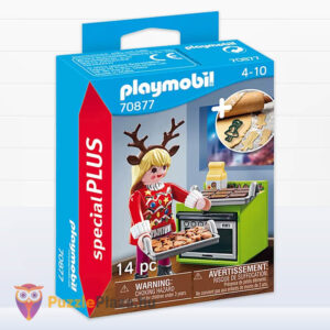 Karácsonyi pékség, ajándék sütemény kiszúróval (Playmobil 70877)