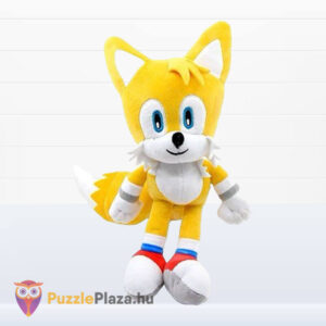 Sonic: Tails, a sárga színű kétfarkú plüss róka (30 cm)