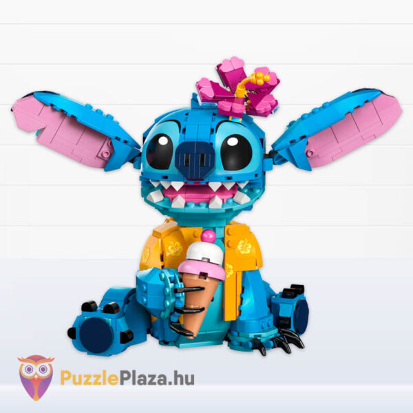 Lilo és Stitch: Stitch Lego, 20 cm-es, 730 darabos elkészítve (Disney Classic 43249)