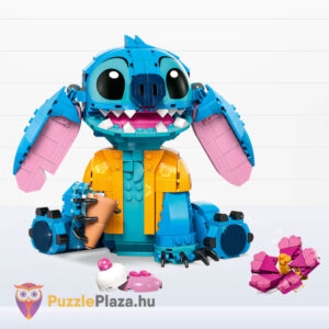 Lilo és Stitch: Stitch Lego, 20 cm-es, 730 darabos megépítve (Disney Classic 43249)