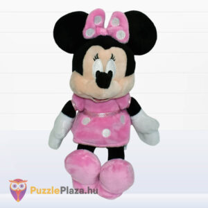 Mickey egér és barátai: Minnie egér plüssfigura pöttyös ruhában (30 cm)