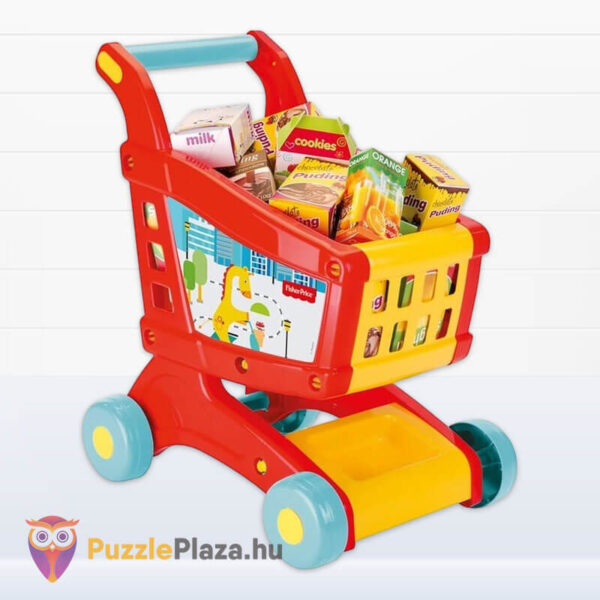 Játék bevásárlókocsi készlet árucikkekkel (Fisher-Price)