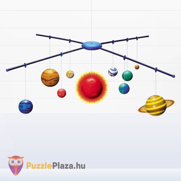Sötétben világító nagy Naprendszer, kreatív tudományos készlet megépítve (4M)