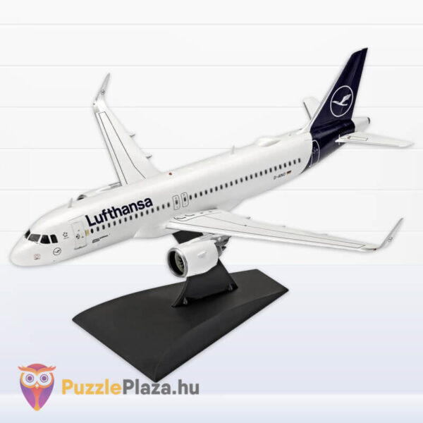 Lufthansa Airbus A320 Neo 1:144 makett készlet elkészítve, festékkel, ragasztóval (Revell 63942)