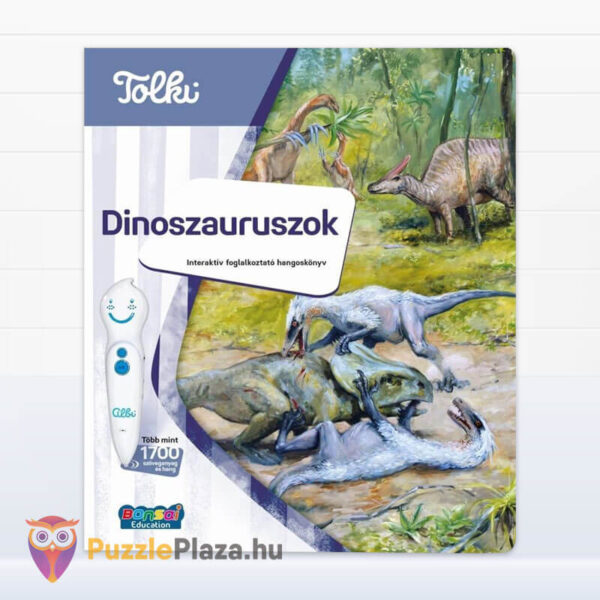 Tolki: Dinoszauruszok, interaktív foglalkoztató könyv előről