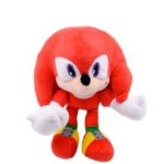 Sonic: Knuckles, a piros színű plüss hangyászsün (30 cm)