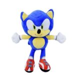 Sonic a sündisznó plüss, alternatív dimenziós tornacipőben (30 cm)