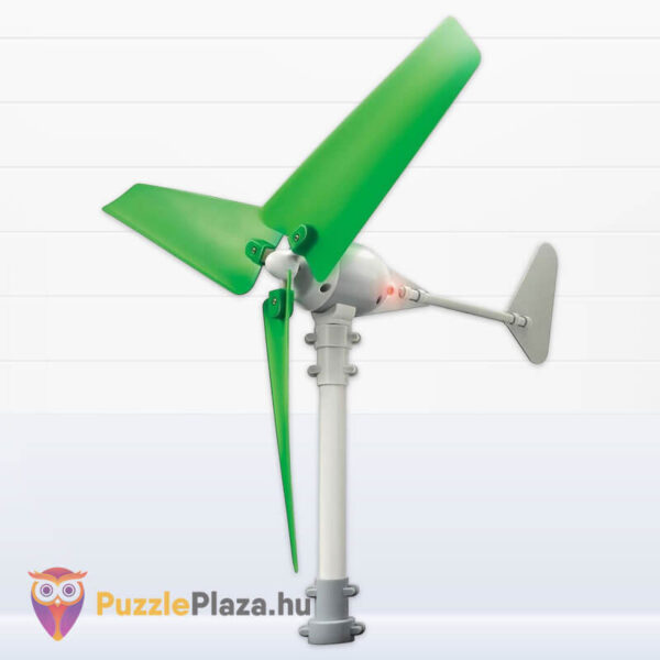 Áramfejlesztő szélturbina építő tudományos játék készlet megépítve (4M)
