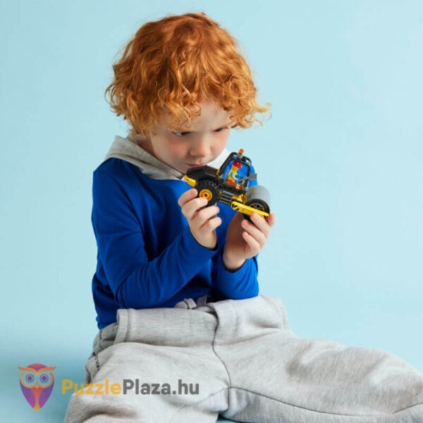 LEGO City 60401: Építőipari úthenger gyerekeknek (Lego City: Great Vehicles)