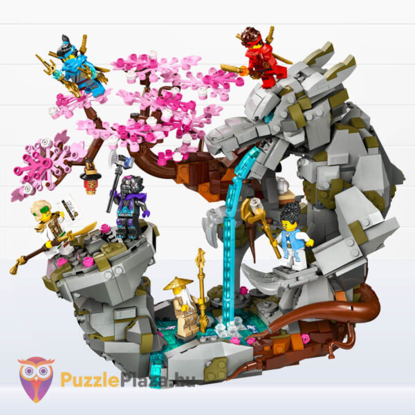 Lego Ninjago 71819: Sárkánykő Szentély megépítve