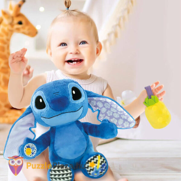Lilo és Stitch: Interaktív Stitch plüss figura gyerekeknek (Clementoni)