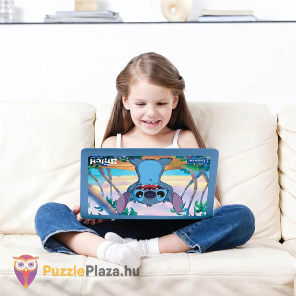 Lilo és Stitch: Stitch mintás Magyar-Angol nyelvű oktató laptop lányoknak (Lexibook)