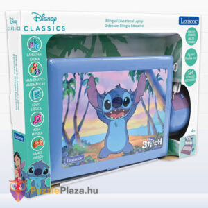 Lilo és Stitch: Stitch mintás Magyar-Angol nyelvű oktató laptop (Lexibook)