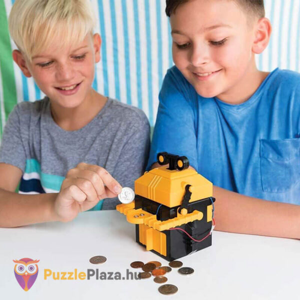 Robot persely építő tudományos játék gyerekeknek (4M KidzRobotix)