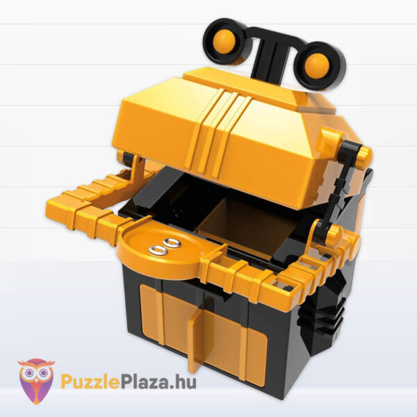 Robot persely építő tudományos játék megépítve (4M KidzRobotix)