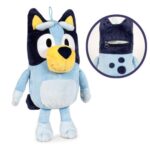 Bluey plüss figura cipzáras zsebbel