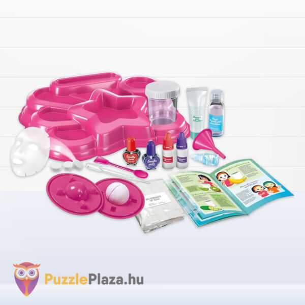 Tudomány és Játék: Szépségszalon készlet kicsomagolva (Clementoni)