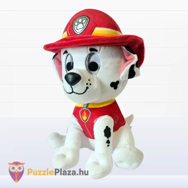 Mancs Őrjárat: Marshall plüss kutya, balról, 23 cm (Spin Master)