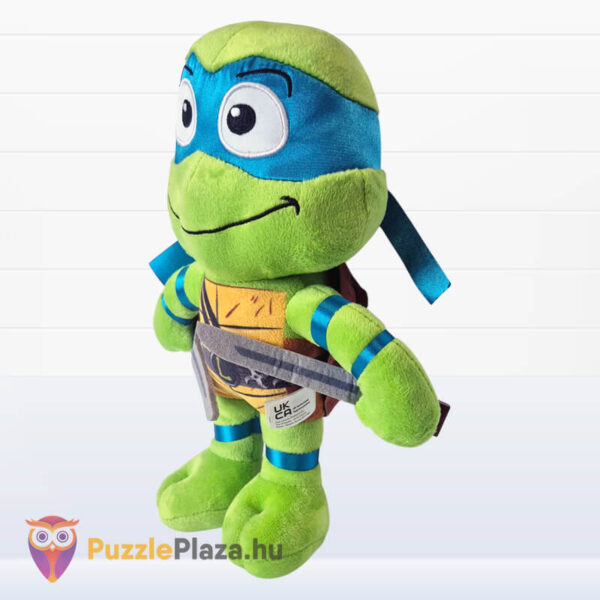 Tini nindzsa teknőcök: Leonardo plüss, kék maszkban, balról (30 cm)