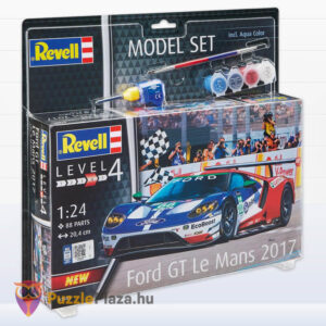 Ford GT Le Mans 2017 versenyautó, 1:24 makett készlet festékkel és kiegészítőkkel (Revell 67041)