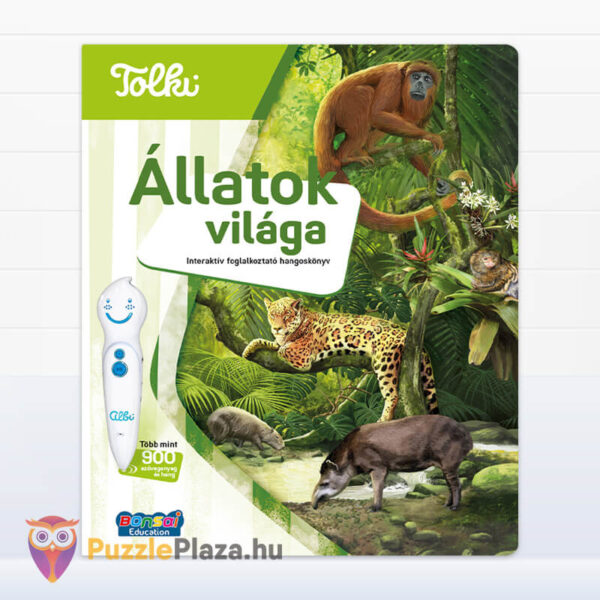 Tolki: Állatok világa, interaktív foglalkoztató hangoskönyv előről