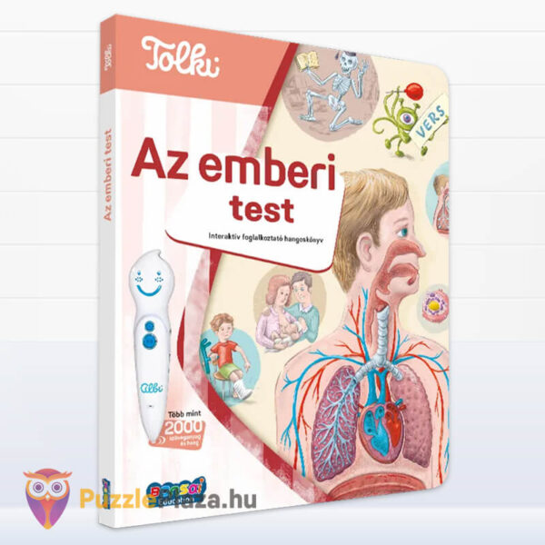 Tolki: Az emberi test, interaktív foglalkoztató hangoskönyv állítva
