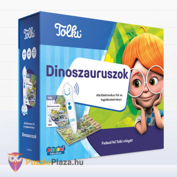 Tolki: Dinoszauruszok, Interaktív foglalkoztató könyv készlet, beszélő tollal
