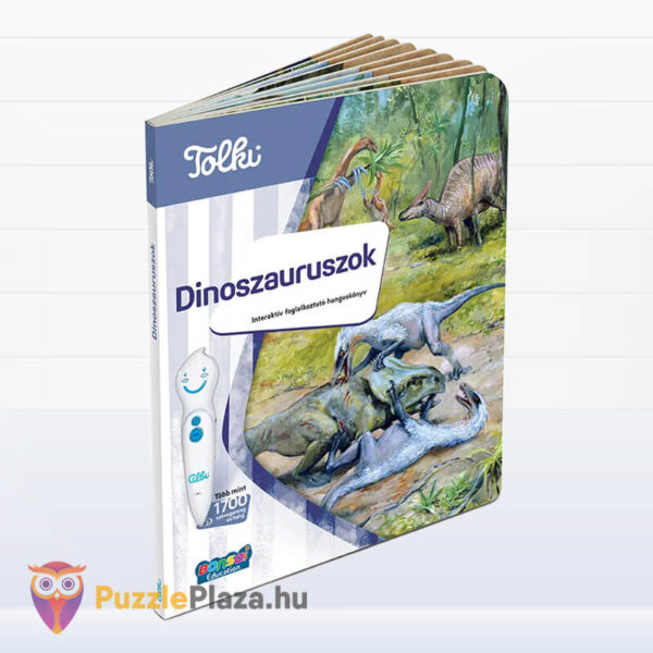 Tolki: Dinoszauruszok, Interaktív foglalkoztató könyv készlet könyve, beszélő tollal