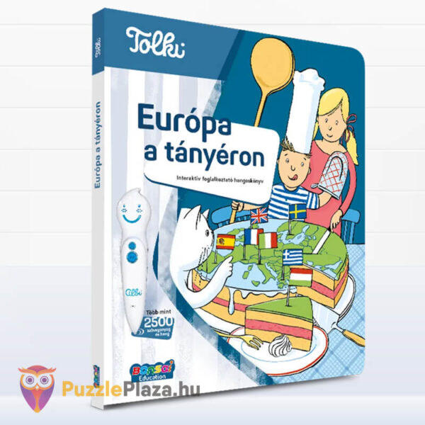 Tolki: Európa a tányéron, interaktív foglalkoztató hangoskönyv állítva