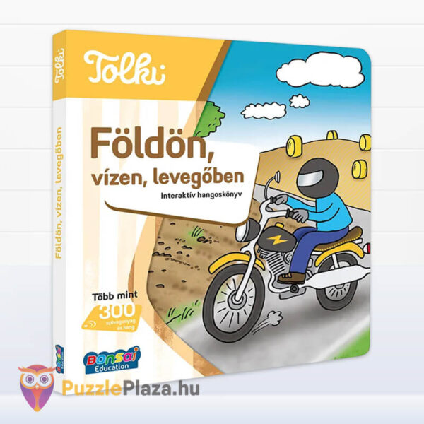 Tolki: Földön, vízen, levegőben, interaktív foglalkoztató hangoskönyv állítva