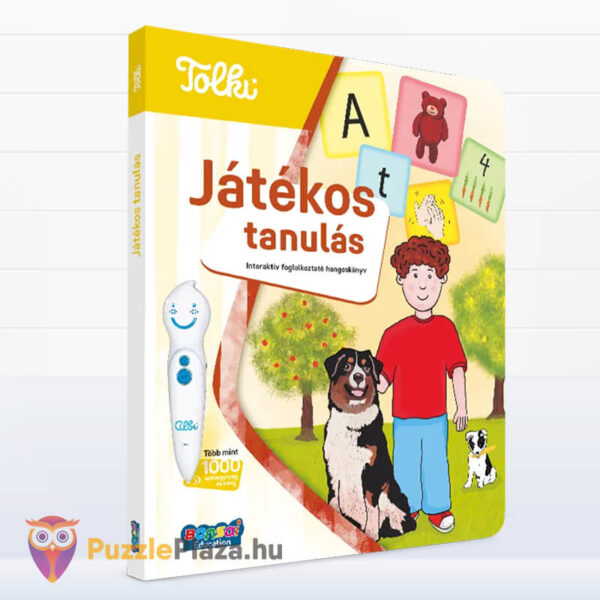 Tolki: Játékos tanulás, interaktív foglalkoztató hangoskönyv állítva
