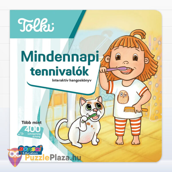 Tolki: Mindennapi tennivalók, interaktív foglalkoztató hangoskönyv előről