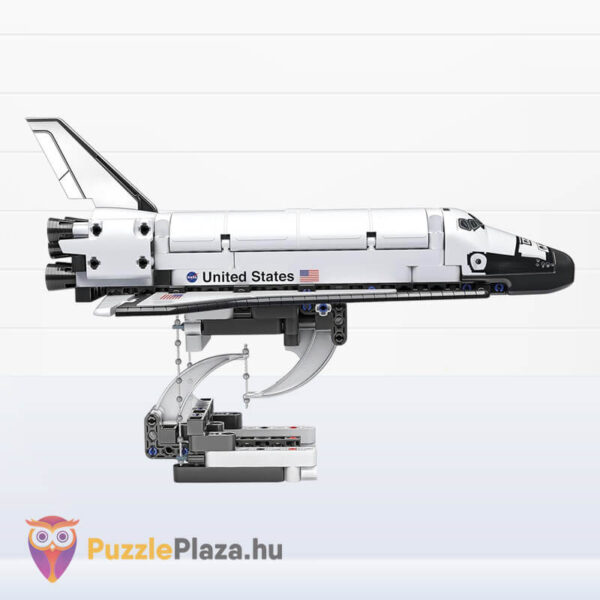 Tudomány és Játék: NASA űrsikló építőkészlet oldalról (Clementoni)
