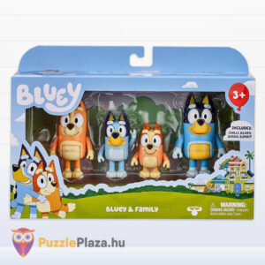 Bluey: A család, 4 db-os figura szett