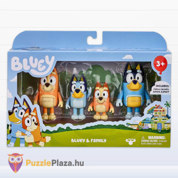 Bluey: A család, 4 db-os figura szett
