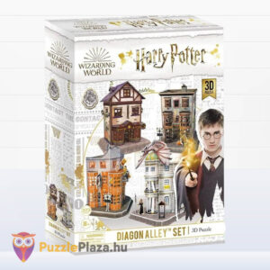 Harry Potter: Az Abszol út, 273 darabos 3D puzzle 4 épülettel (CubicFun)
