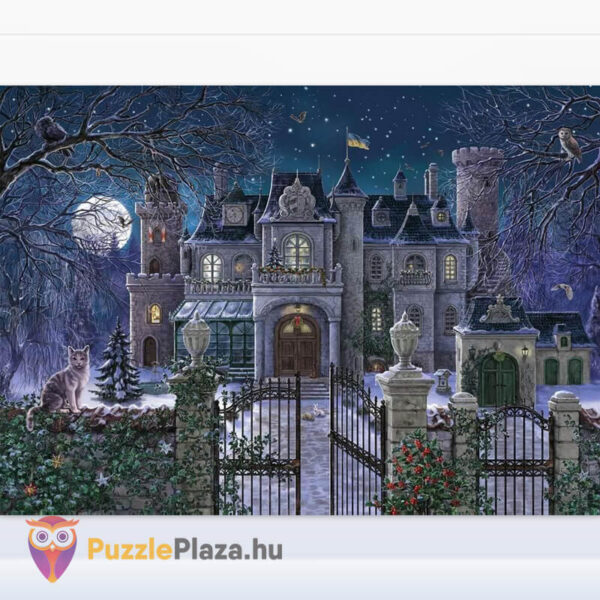 Karácsonyi villa, 1000 db-os puzzle képe (Ravensburger 16533)
