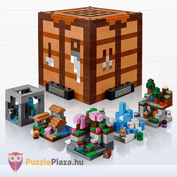 Lego Minecraft: A barkácsasztal megépítve (21265)